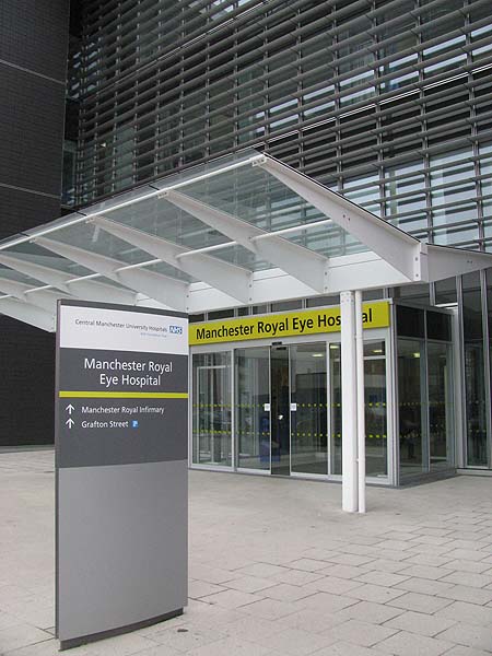 NHS Hospitals Manchester Royal Eye Hospital visited by Catherine Green at SpookyMrsGreen.com mindful parenting and modern pagan lifestyle blog.