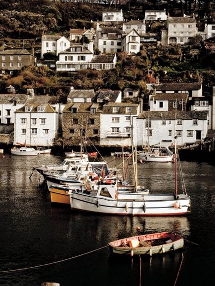 #RecliffeNovels: Looe Harbour, Cornwall inspiration for LGBT fantasy book series by Catherine Green of SpookyMrsGreen.com mindful parenting and modern pagan lifestyle blog. Image credit unknown.