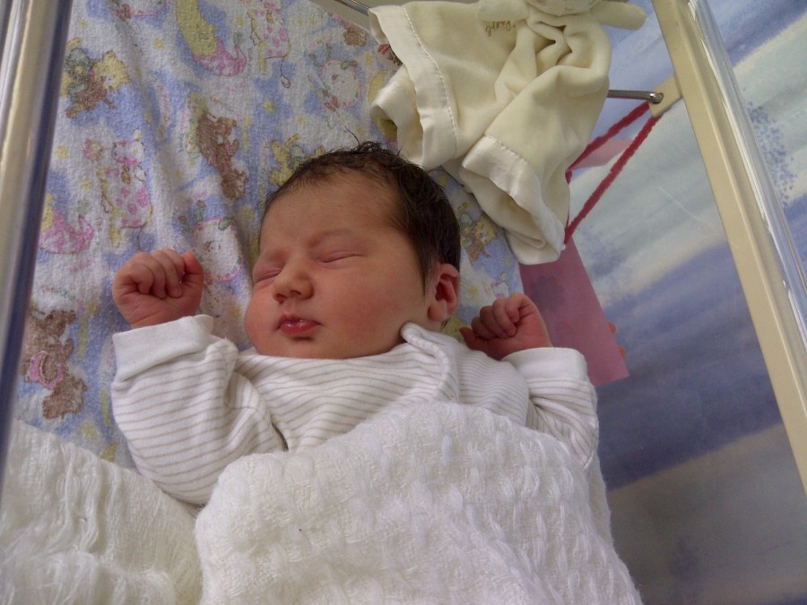 My Newborn Baby Daughter at SpookyMrsGreen.com mindful parenting and modern pagan lifestyle blog.