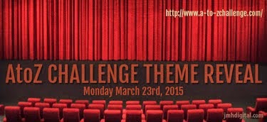 April A-Z Blogging Challenge Theme Reveal with SpookyMrsGreen.com mindful parenting and modern pagan lifestyle blog.