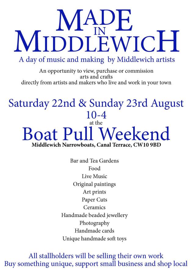 Middlewich Creative Boatpull Weekend featured at SpookyMrsGreen.com mindful parenting and modern pagan lifestyle blog.