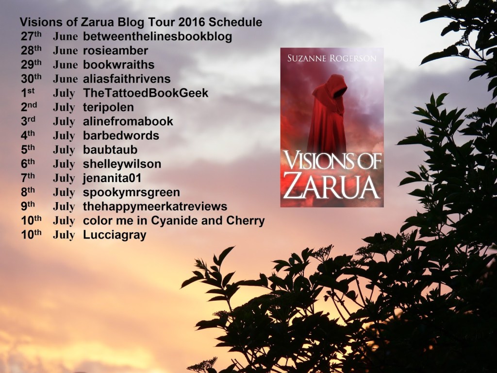 #BookTalk Visions of Zarua by Suzanne Rogerson at SpookyMrsGreen.com mindful parenting and modern pagan lifestyle blog.