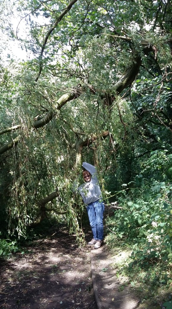 #WitchyWednesday Catherine hanging out in the trees at SpookyMrsGreen.com mindful parenting and modern pagan lifestyle blog.