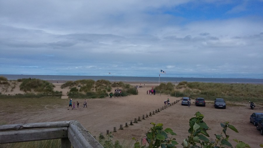 Talacre Beach in North Wales by SpookyMrsGreen.com mindful parenting and modern pagan lifestyle blog. Copyright Catherine Green
