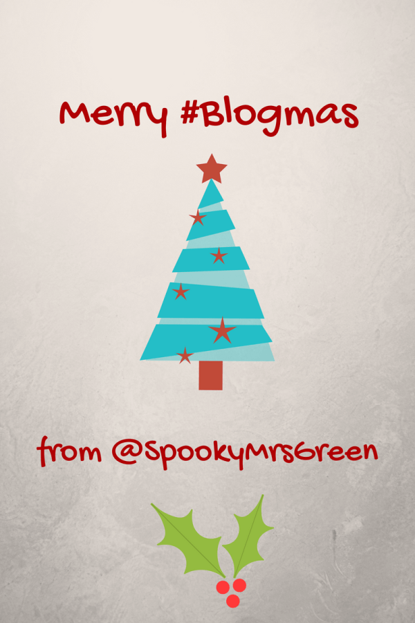"Merry Blogmas" Christmas Blog Challenge with SpookyMrsGreen.com mindful parenting and modern pagan lifestyle blog.