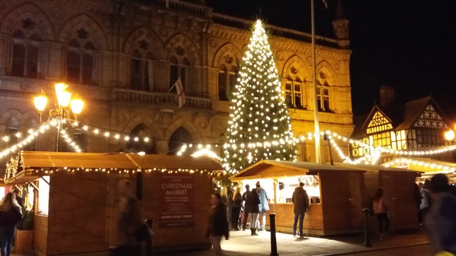 Christmas markets in Chester, England by Catherine Green of SpookyMrsGreen.com mindful parenting and modern pagan lifestyle blog.
