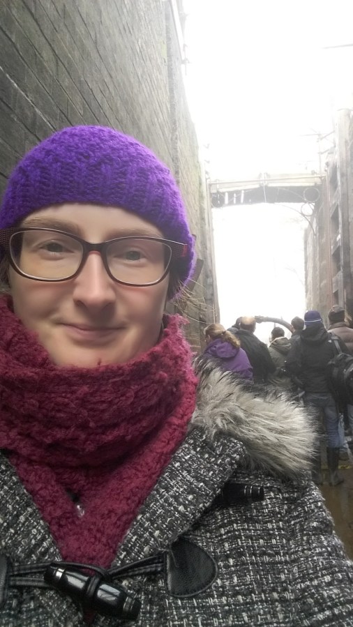 #WitchyWednesday Standing in Lock 72 of the Canal in Middlewich SpookyMrsGreen.com mindful parenting and modern pagan lifestyle blog.