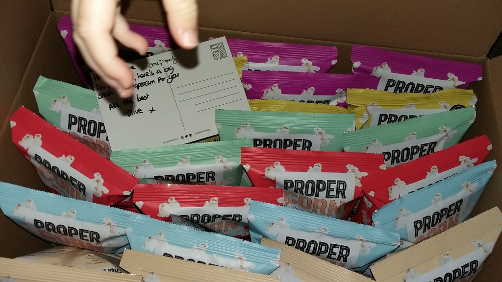 #ProductReview Propercorn Popcorn Snacks at SpookyMrsGreen.com mindful parenting and modern pagan lifestyle blog.