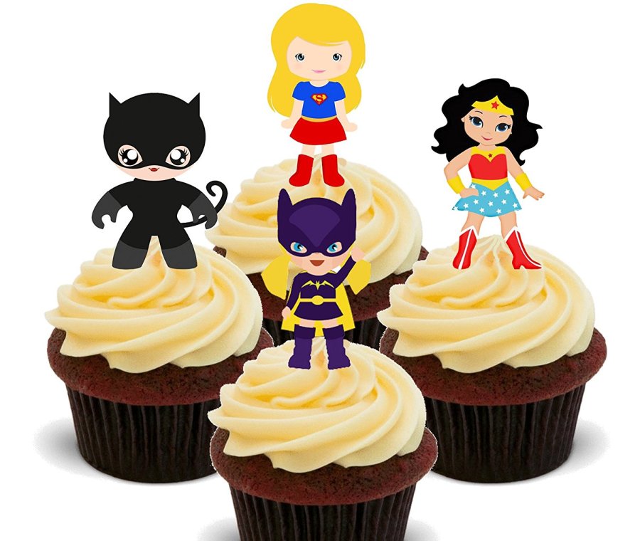 Superhero Cake Toppers from Amazon affiliated with SpookyMrsGreen.com mindful parenting and modern pagan lifestyle blog.