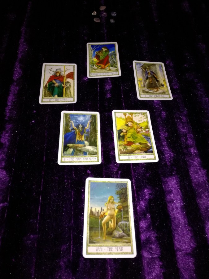 #WitchyWednesday Tarot Reading with Druid Craft Tarot cards by SpookyMrsGreen.com mindful parenting and modern pagan lifestyle blog.