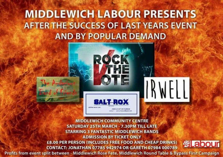 #MummyMonday Middlewich Rock the Vote Fundraiser with SpookyMrsGreen.com mindful parenting and modern pagan lifestyle blog.