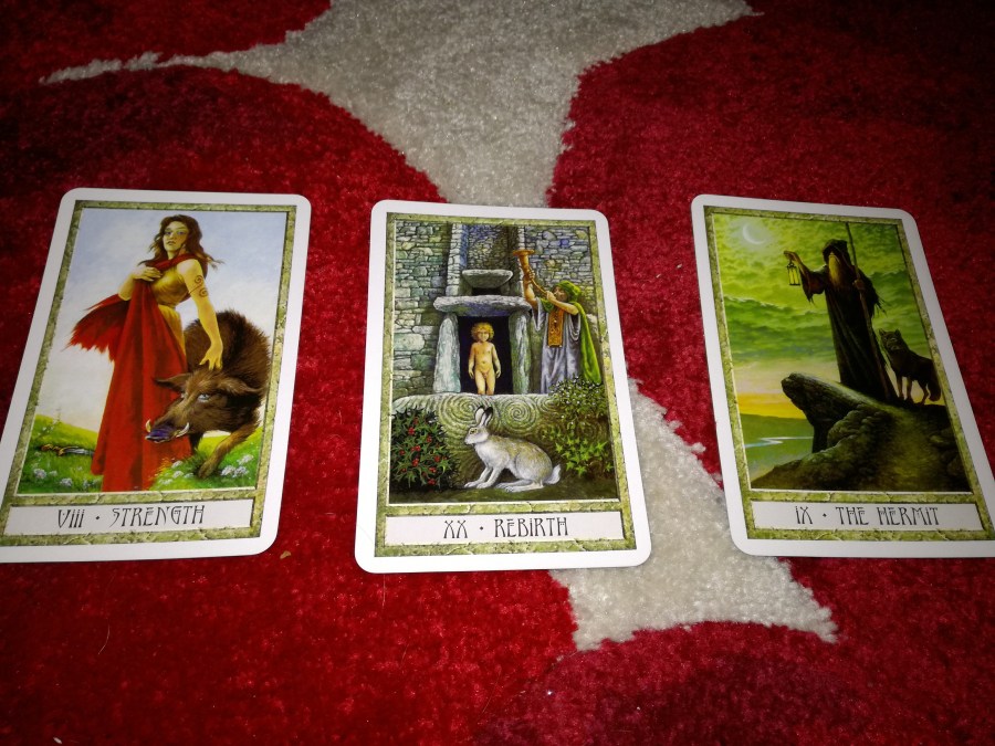 #WitchyWednesday Tarot reading with Druid Craft Tarot cards with SpookyMrsGreen.com mindful parenting and modern pagan lifestyle blog.