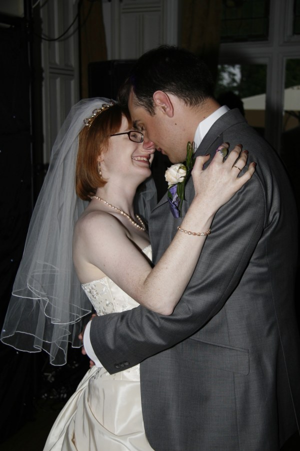 Mr and Mrs Green on their wedding day at SpookyMrsGreen.com mindful parenting and modern pagan lifestyle blog.