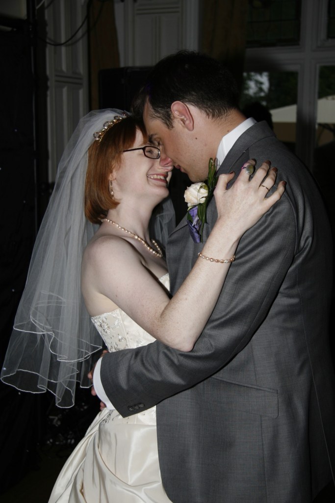 Mr and Mrs Green on their wedding day at SpookyMrsGreen.com mindful parenting and modern pagan lifestyle blog.