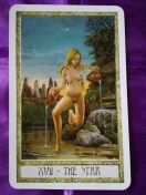 #WitchyWednesday Tarot Card "The Star" from Druid Craft Tarot deck by SpookyMrsGreen.com mindful parenting and modern pagan lifestyle blog.