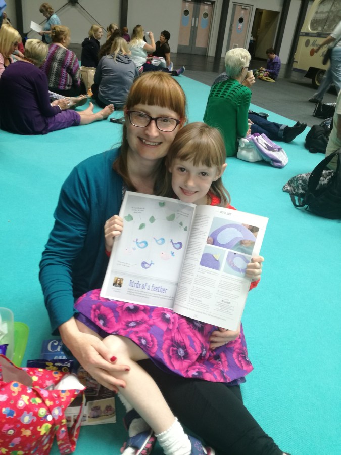 #MummyMonday The Hobbycraft Show at Birmingham NEC. For SpookyMrsGreen.com mindful parenting and modern pagan lifestyle blog.