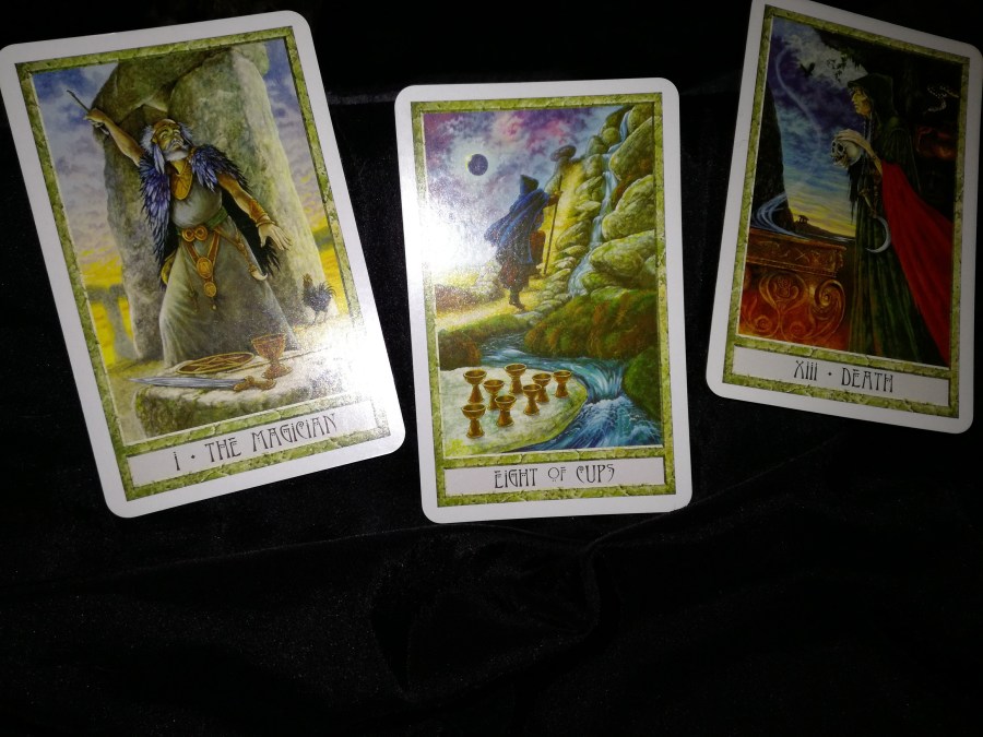 #WitchyWednesday Tarot Reading with Druid Craft Tarot cards by SpookyMrsGreen.com mindful parenting and modern pagan lifestyle blog.
