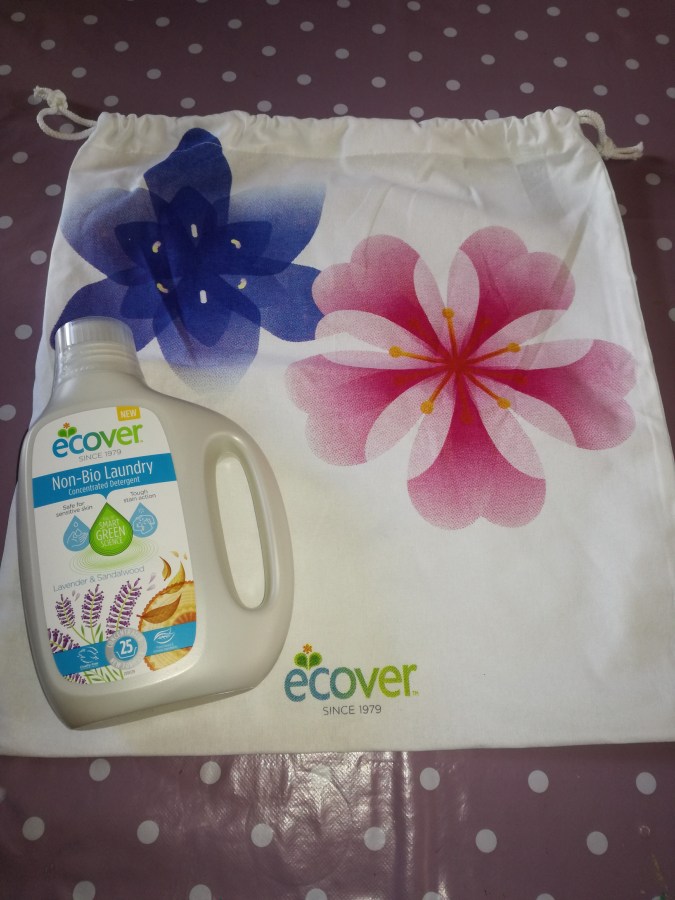 #ProductReview Ecover Washing Liquid eco-friendly laundry care by SpookyMrsGreen.com mindful parenting and modern pagan lifestyle blog.