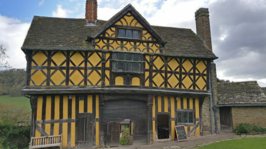 English Heritage Stokesay Castle affiliated with SpookyMrsGreen.com pagan lifestyle blog.