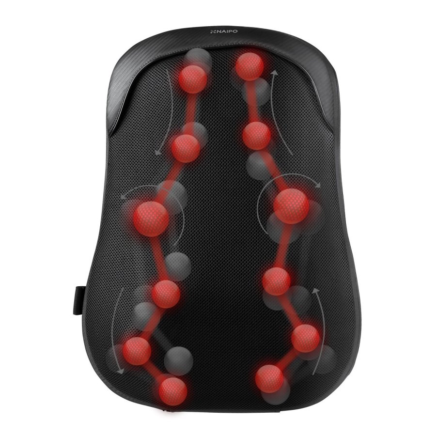 #ProductReview Naipo Back Massage Cushion with Kneading and Healing reviewed by SpookyMrsGreen.com mindful parenting and modern pagan lifestyle blog.