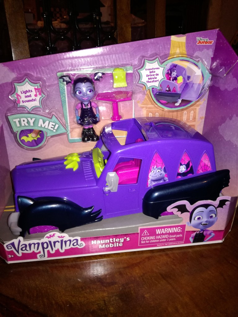 #ToyReview Disney Vampirina toy reviewed by SpookyMrsGreen.com mindful parenting and modern pagan lifestyle blog.