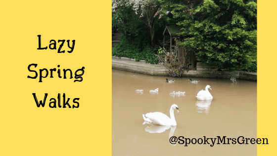 #WitchyWednesday Lazy Spring Walks with the children and dog. Article by Catherine Green of SpookyMrsGreen.com mindful parenting and modern pagan lifestyle blog.