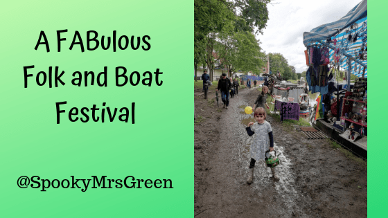 Forget Glastonbury, enjoy Middlewich Folk and Boat Festival with LGBT fantasy book writer Catherine Green at SpookyMrsGreen mindful parenting and modern pagan lifestyle blog. 👻