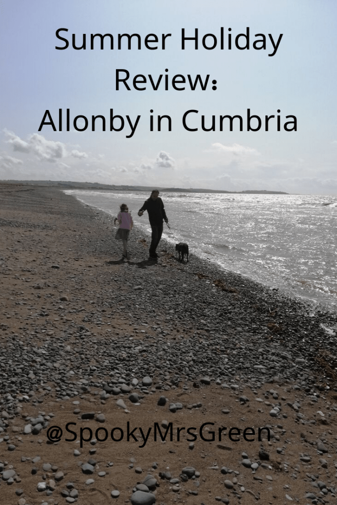 #MummyMonday Summer Holiday Review: Allonby in Cumbria, England. SpookyMrsGreen.com mindful parenting and modern pagan lifestyle blog.