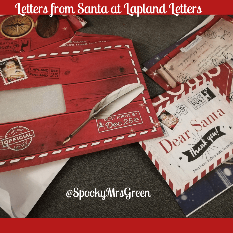 Letters from Santa at Lapland Letters at SpookyMrsGreen.com mindful parenting and modern pagan lifestyle blog.