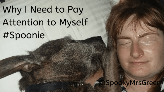Why I Need to Pay Attention to Myself #Spoonie by SpookyMrsGreen.com mindful parenting and modern pagan lifestyle blog.