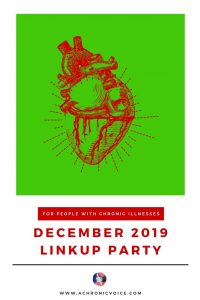 Chronic Voice blog link-up for December by Catherine Green of SpookyMrsGreen.com pagan lifestyle blog.