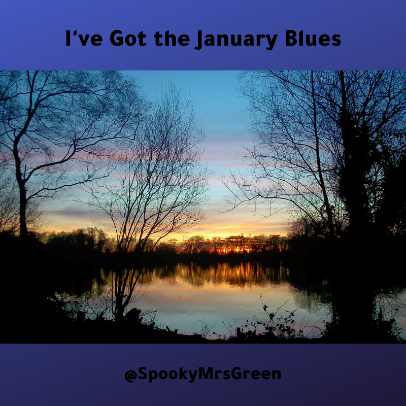 I've Got the January Blues at SpookyMrsGreen.com mindful parenting and modern pagan lifestyle blog.