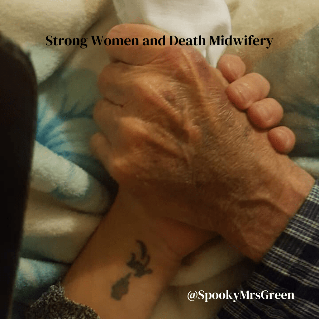 #WitchyWednesday Strong Women and Death Midwifery discussing our relationship with growing old and inevitable death at SpookyMrsGreen.com mindful parenting and modern pagan lifestyle blog.