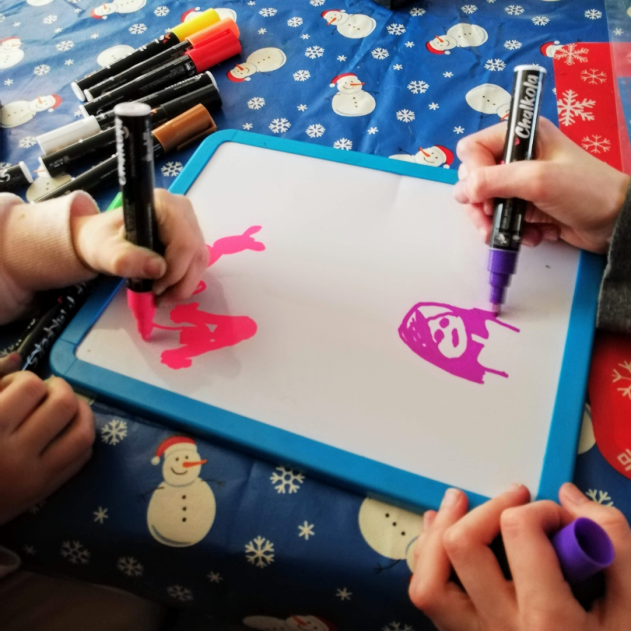 #ProductReview Chalkola chalk markers at SpookyMrsGreen.com mindful parenting and modern pagan lifestyle blog.