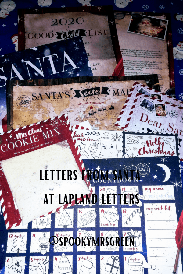 Letters from Santa at Lapland Letters at SpookyMrsGreen.com mindful parenting and modern pagan lifestyle blog.