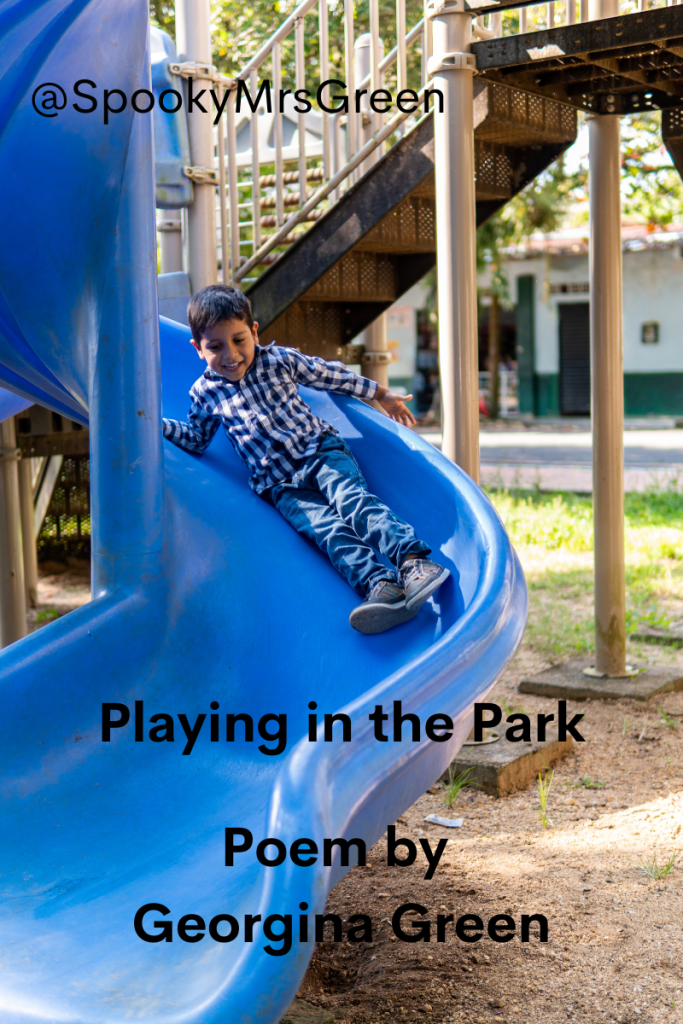 Playing in the Park Poem by Georgina Green by SpookyMrsGreen.com pagan lifestyle blog
