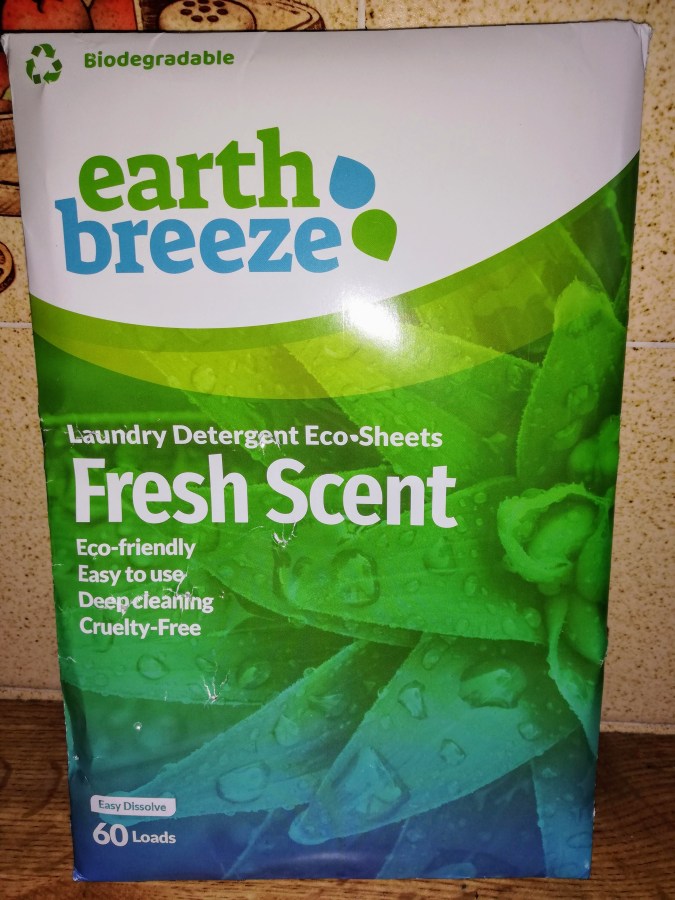 #ProductReview Earth Breeze Laundry Detergent Eco-Sheets by SpookyMrsGreen.com mindful parenting and modern pagan lifestyle blog.