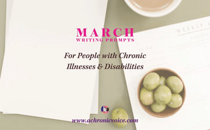 A Chronic Voice Blog Link-Up for March: for people with chronic illnesses and disabilities at SpookyMrsGreen.com mindful parenting and modern pagan lifestyle blog.