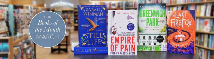 Waterstones Books of the Month March affiliated with SpookyMrsGreen.com pagan lifestyle blog.