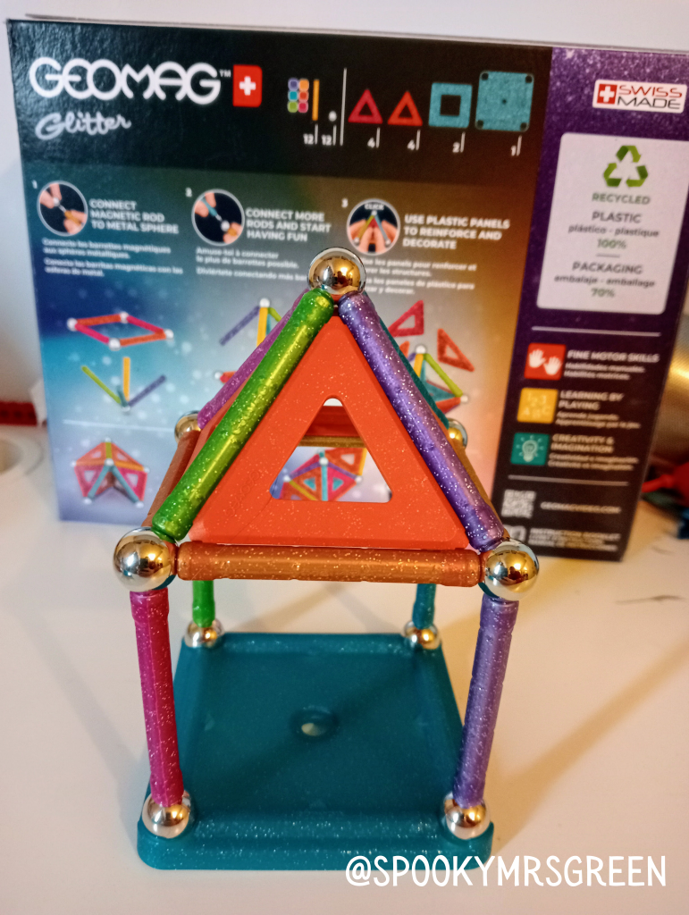 Geomag Toy Review by SpookyMrsGreen.com mindful parenting and modern pagan lifestyle blog.
