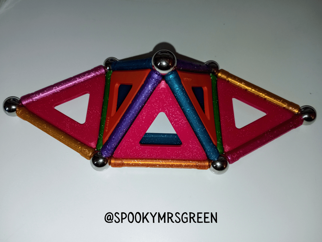 Geomag Toy Review by SpookyMrsGreen.com mindful parenting and modern pagan lifestyle blog.