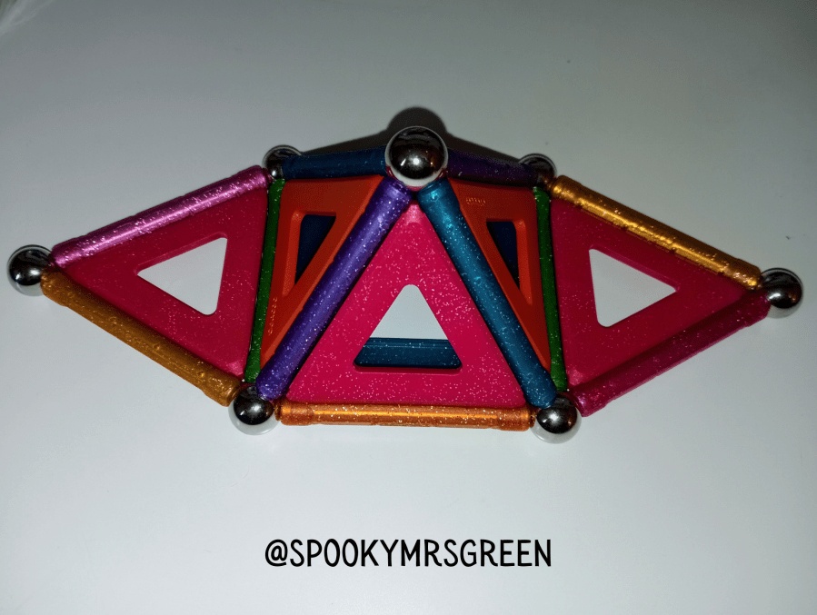 Geomag Toy Review by SpookyMrsGreen.com mindful parenting and modern pagan lifestyle blog.