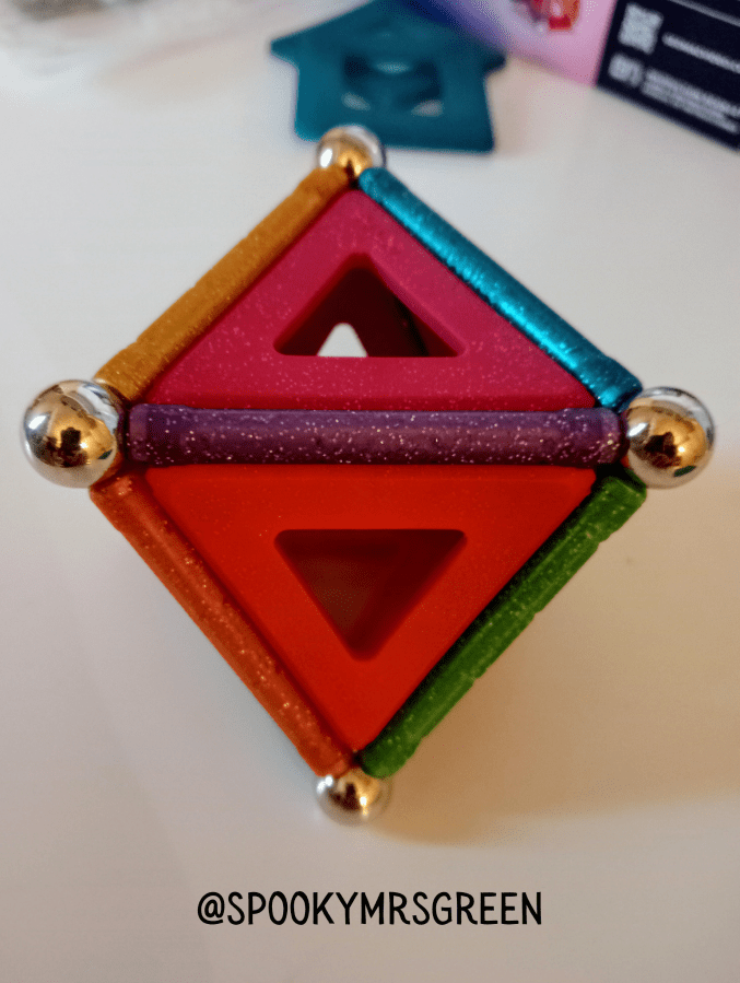 Geomag Toy Review by SpookyMrsGreen.com mindful parenting and modern pagan lifestyle blog.