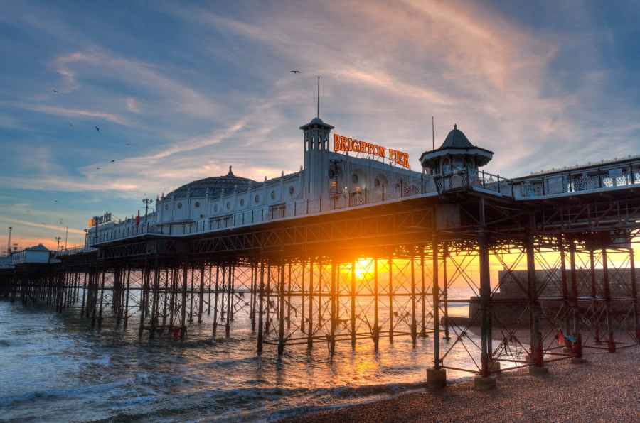 photo of Brighton Pier featured at SpookyMrsGreen.com mindful parenting and modern pagan lifestyle blog.