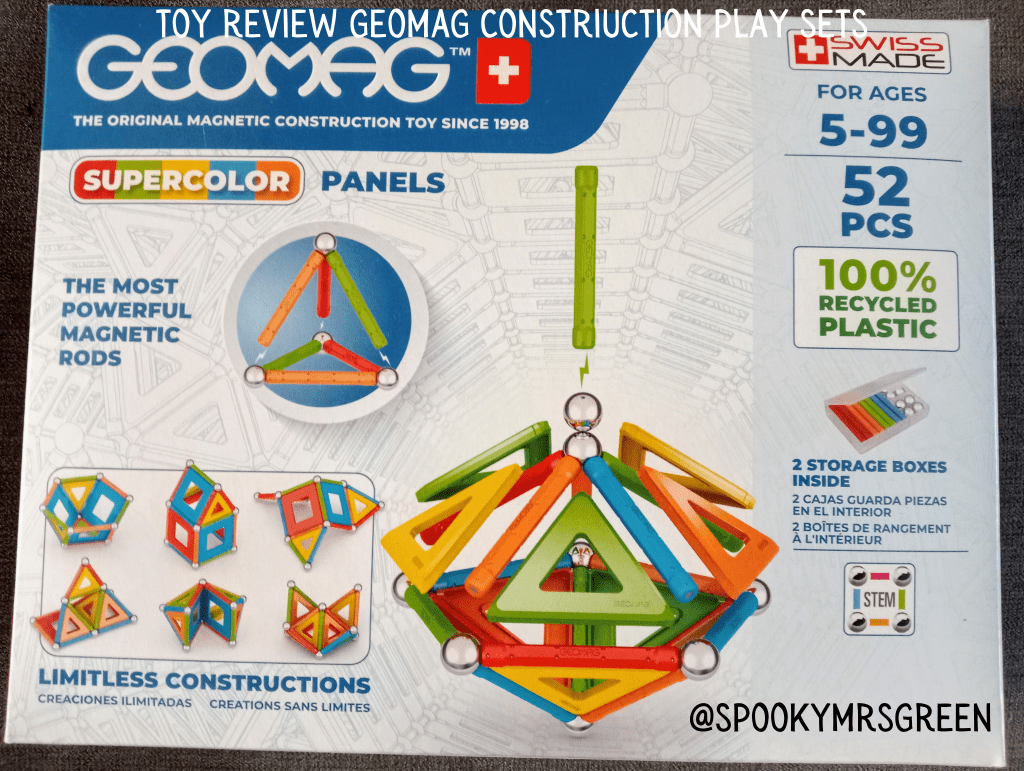 Geomag Toy Review by SpookyMrsGreen.com mindful parenting and modern pagan lifestyle blog.