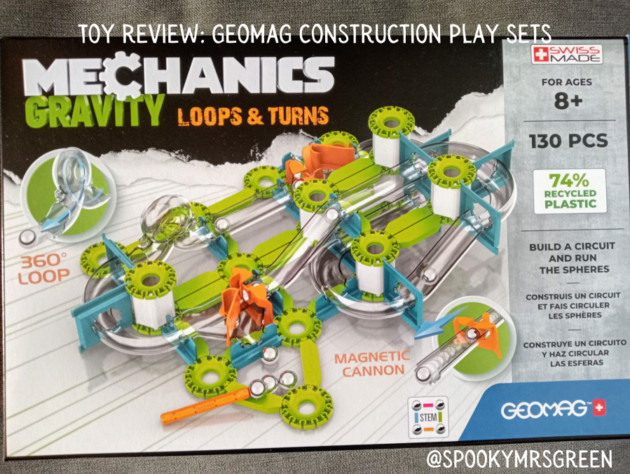 Geomag Toy Review by SpookyMrsGreen.com mindful parenting and modern pagan lifestyle blog.