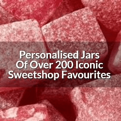 A Quarter Of Retro Vintage Sweets Personalised Jars of Sweetshop Favourites affiliated with SpookyMrsGreen.com mindful parenting and modern pagan lifestyle blog.