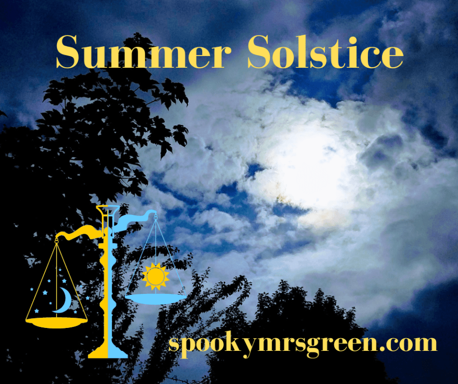 Summer Solstice with SpookyMrsGreen.com pagan lifestyle blog.