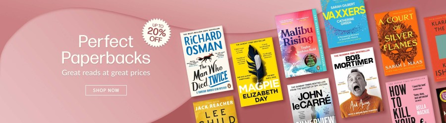 Waterstones Perfect Paperbacks up to 20% off affiliated with SpookyMrsGreen.com pagan lifestyle blog.