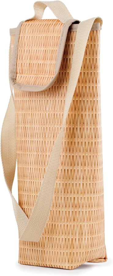 Wicker Cool Bag from Kikkerland affiliated with SpookyMrsGreen.com mindful parenting and modern pagan lifestyle blog.